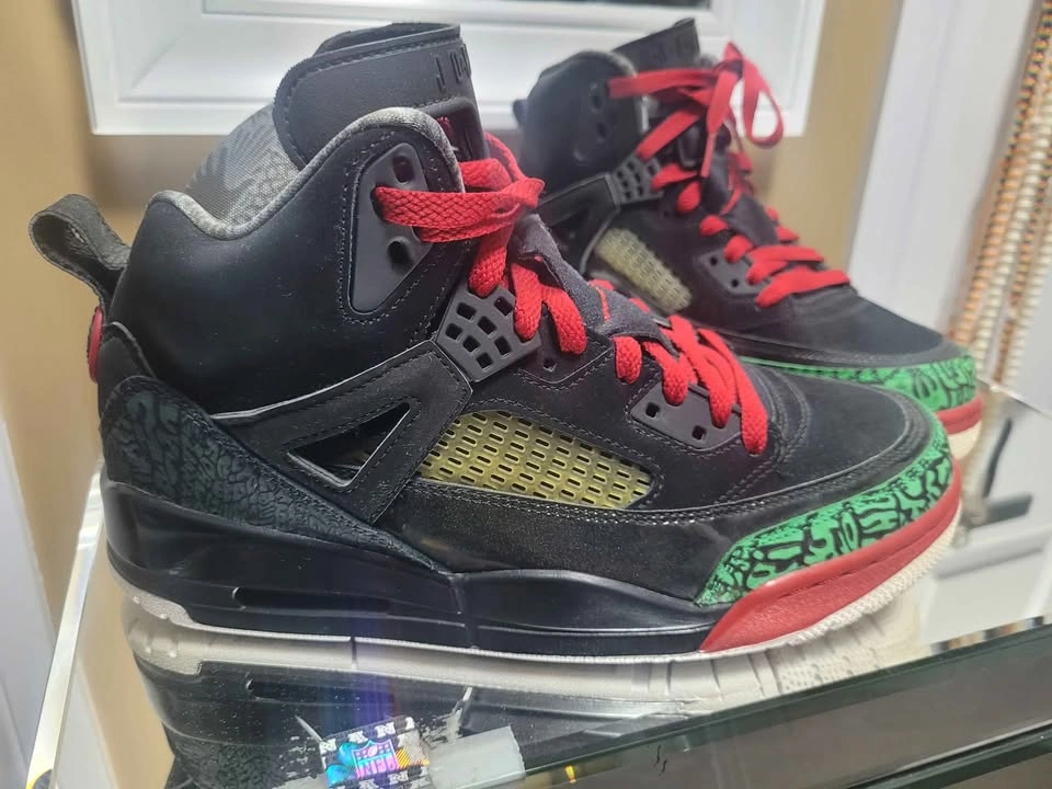 Nike Air Jordan Spizike OG Black Red Green Men's Size 9 - photo 3