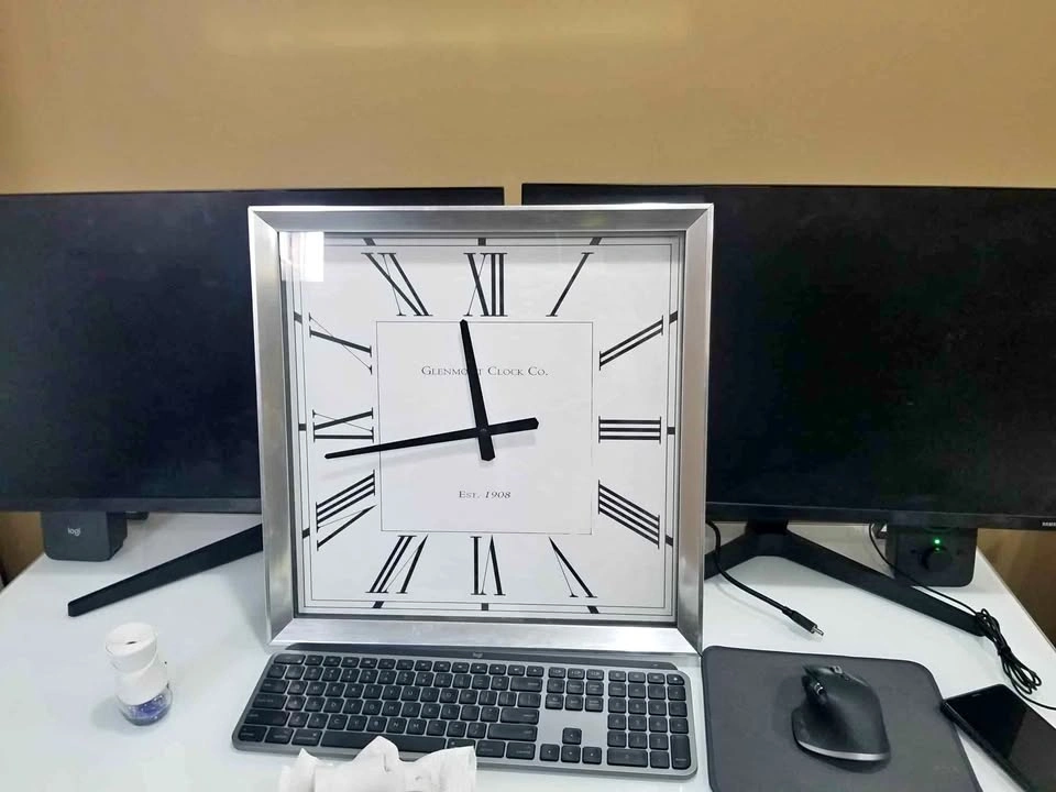 Large Wall Clock - 18x18 Glenmount Clock Co.