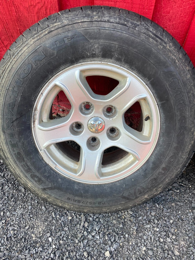 P245/75R16 All Season Tires on Dodge Alloy Rims - photo 4