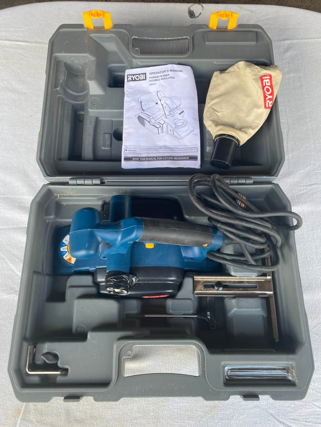 RYOBI Corded Hand Planer in case