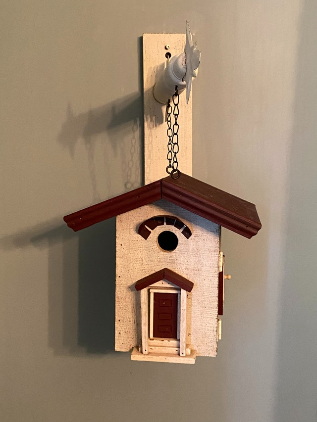 Primitive/Farmhouse Arrow wall hanger with birdhouse - photo 2