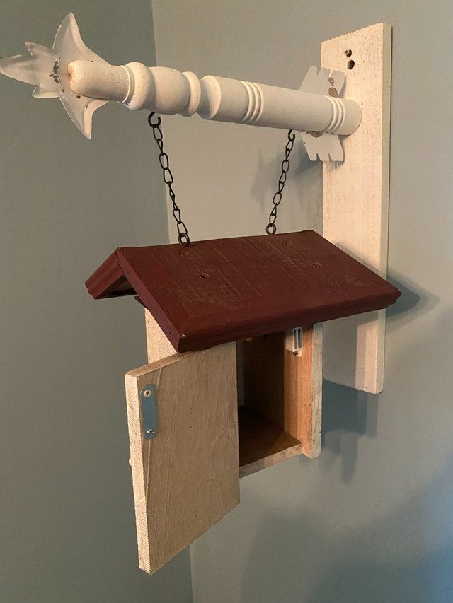Primitive/Farmhouse Arrow wall hanger with birdhouse - photo 3
