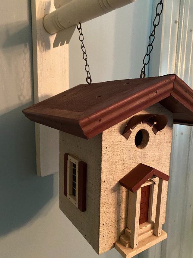 Primitive/Farmhouse Arrow wall hanger with birdhouse - photo 4
