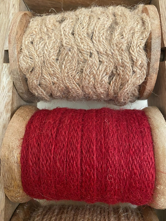 NEW-Burlap and jute ribbon lot-measurements in description-$80 - photo 5