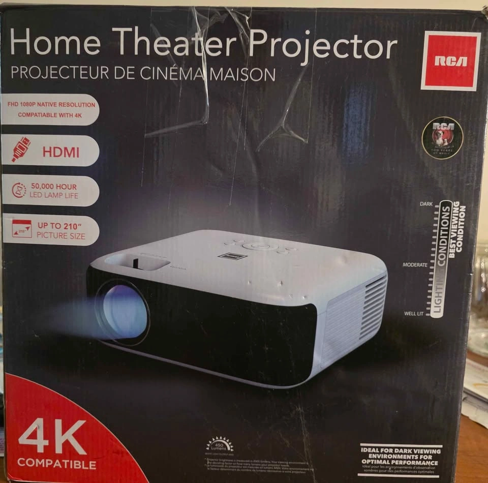 📽️ RCA 4K Home Theater Projector - photo 2