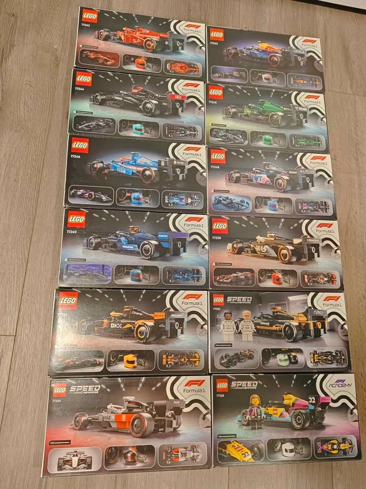 BNIB LEGO F1 Speed Champions Sets - 12 sets - photo 2