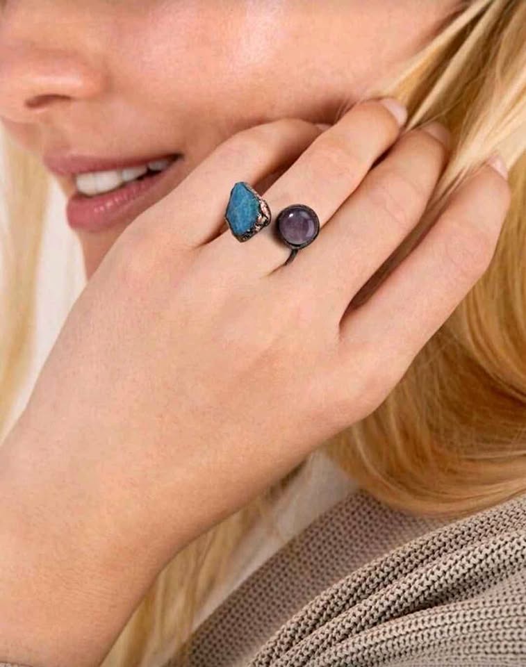 Asymmetrical Vintage Open Ring