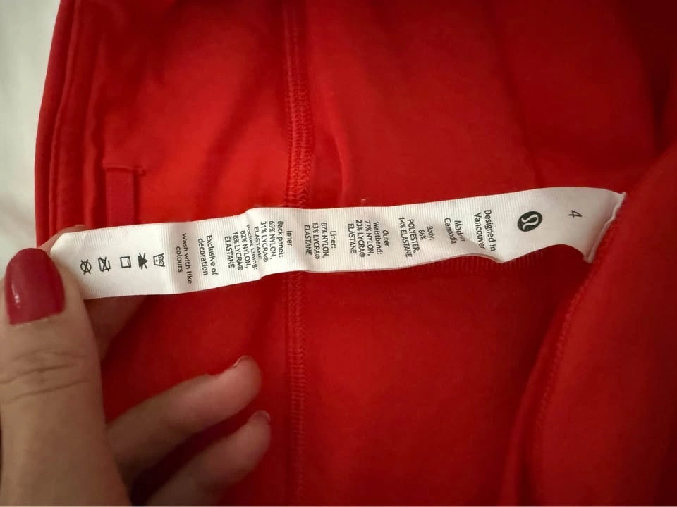 Lululemon Circuit Breaker Skirt Size 4 Red - photo 3