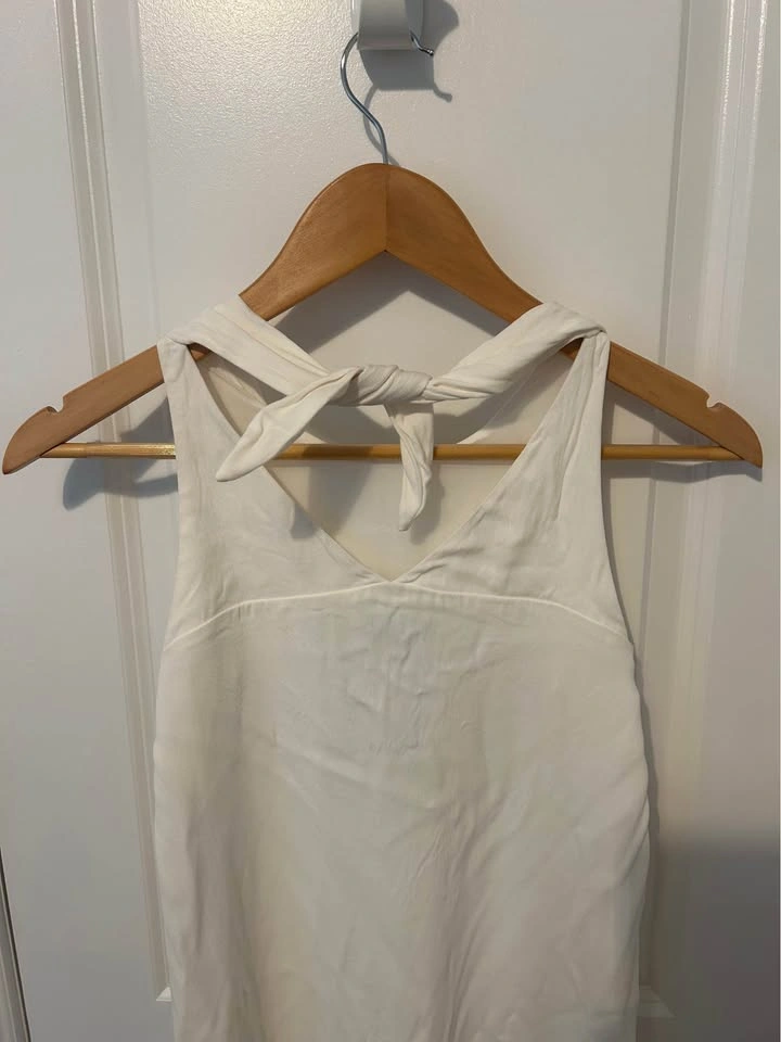 Massimo Dutti size 2 white dress - floor length - photo 3