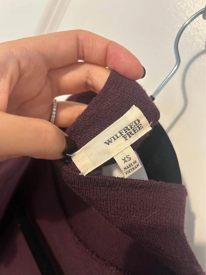 Wilfred backless turtleneck dress - XS - photo 4