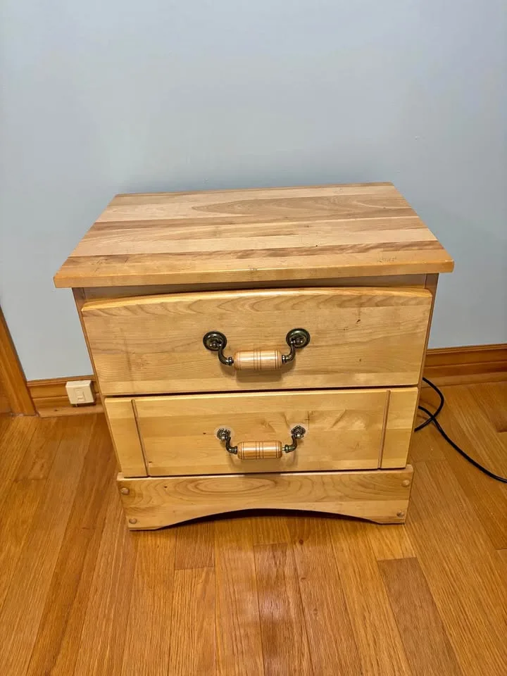 Pine side table thumbnail