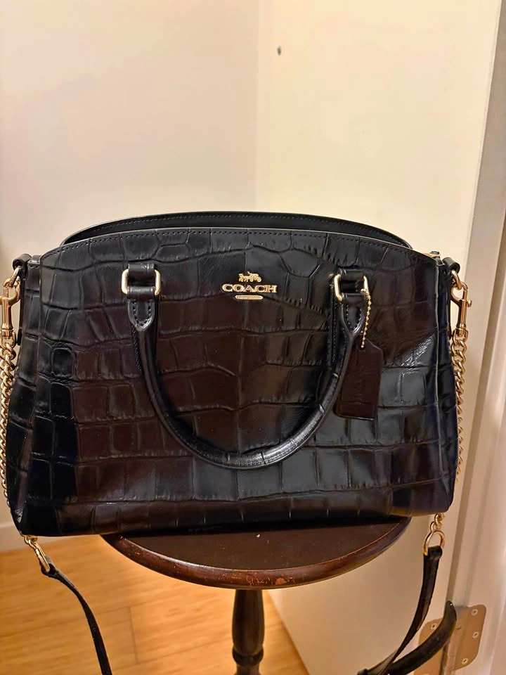 Coach leather bag