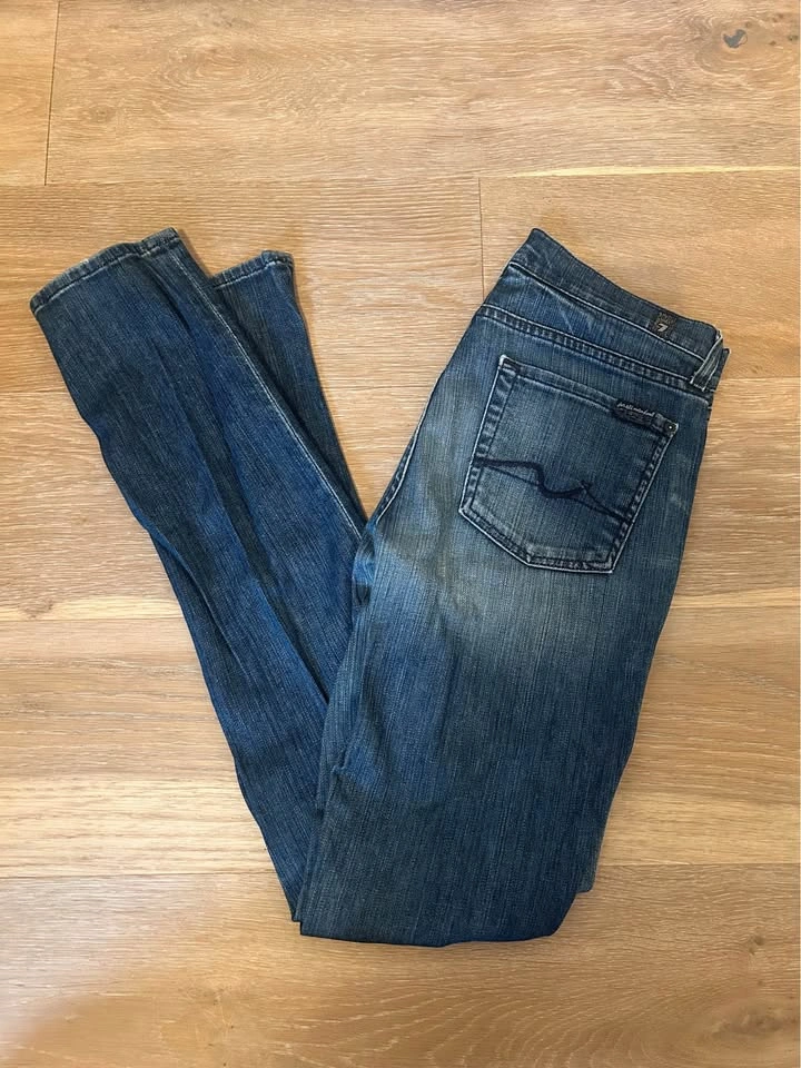 7 for all mankind - straight legged - size 28 - photo 2