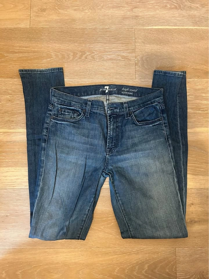 7 for all mankind - straight legged - size 28 - photo 3