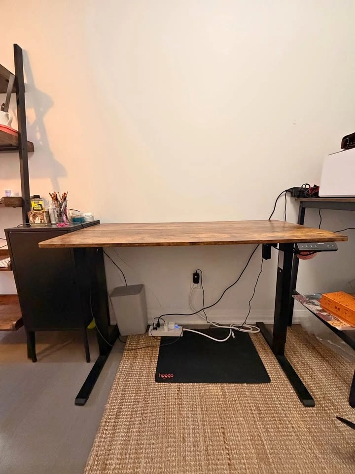 Electric Height Adjustable Standing Desk – Sit/Stand Desk 24”x55
