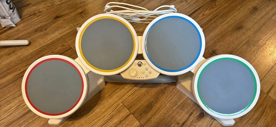 Nintendo Wii Rock Band Wired Drum Kit Controller