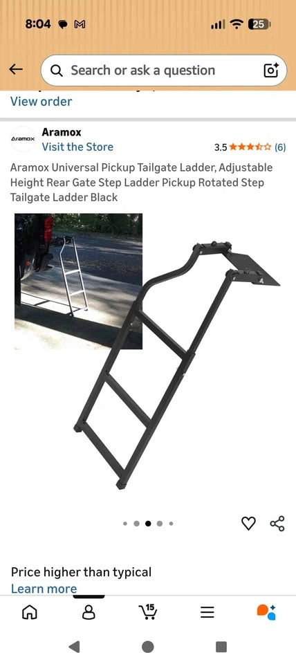 Truck tailgate ladder - photo 3