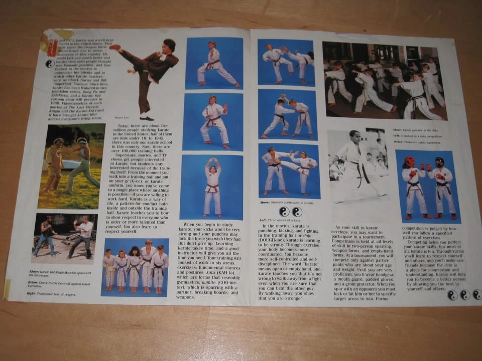Karate For Kids Pamphlet / Poster - Self Defense - photo 2