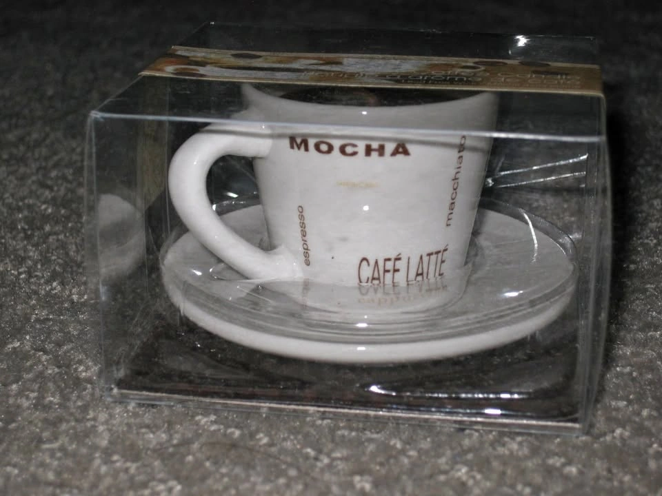 NEW Miniature Coffee Cup Candle - Coffee Scent