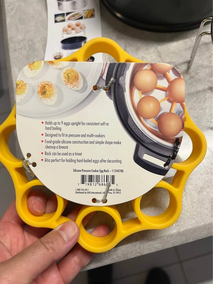 OXO Good Grips Silicone Egg Rack and Pressure Cooker Accessory S - photo 4