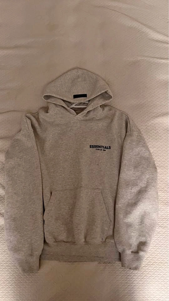 AUTHENTIC Essentials Light Oatmeal Hoodie(Large)