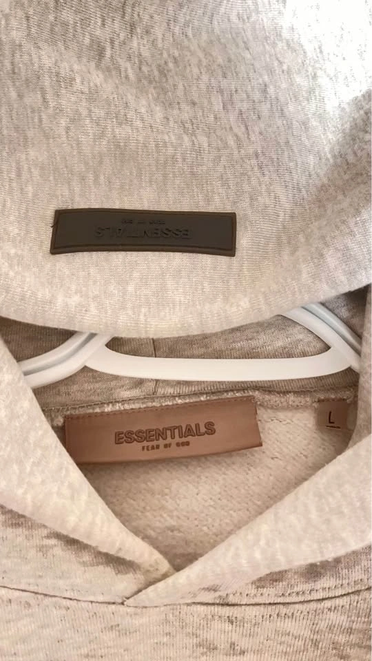 AUTHENTIC Essentials Light Oatmeal Hoodie(Large) - photo 3