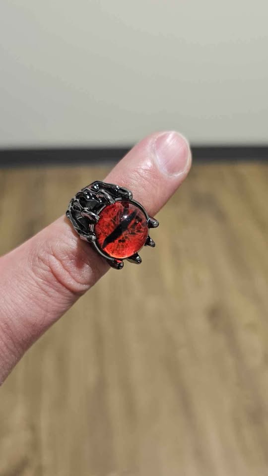 Men Eye Decor Ring - photo 5