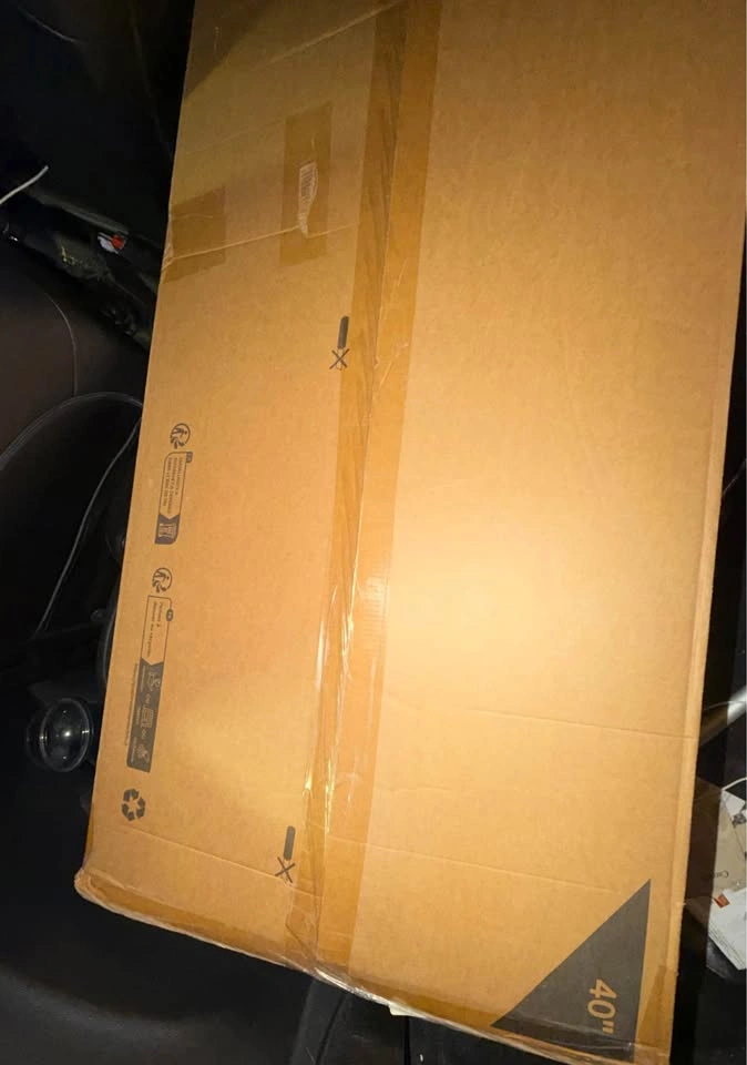 BEXEVUE Gaming Desk 40 inch with Power Outlet and LED Light - photo 3