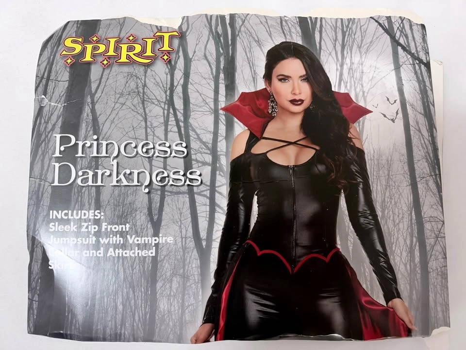 Spirit Halloween Vampire/Princess Darkness Costume Size XL - photo 4