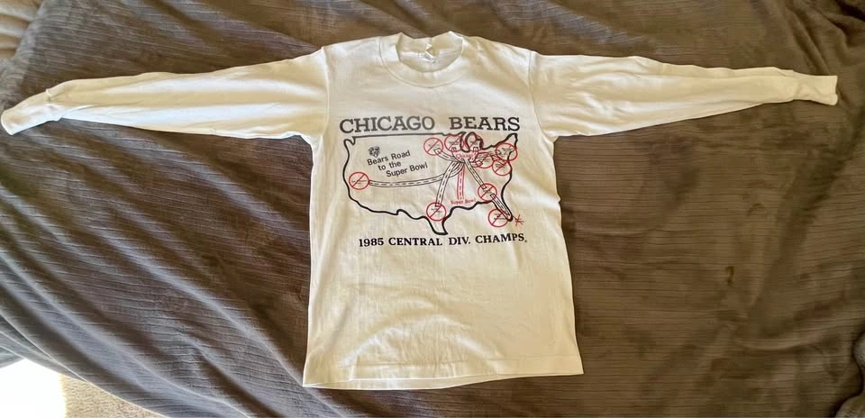 1985 Chicago Bears "Road to the Super Bowl" Long-Sleeve T-Shirt - photo 2