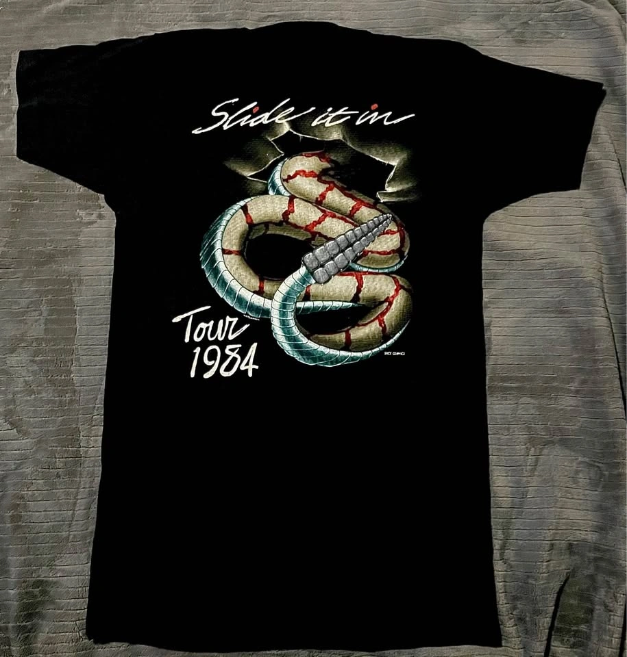 1984 Whitesnake’s "Slide It In" Tour Concert T-Shirt - photo 2