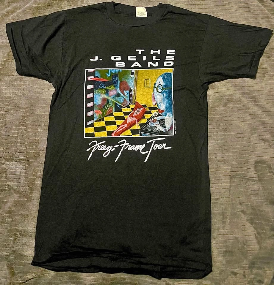 1980’s The J. Geils Band “Freeze-Frame” Tour Concert T-Shirt