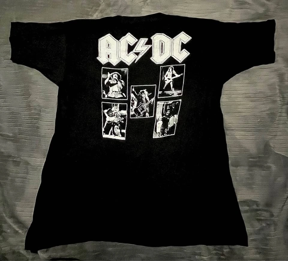 AC/DC “Who Made Who” 1986 Classic Logo Concert T-Shirt - photo 2