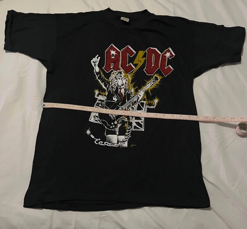 AC/DC “Who Made Who” 1986 Classic Logo Concert T-Shirt - photo 5