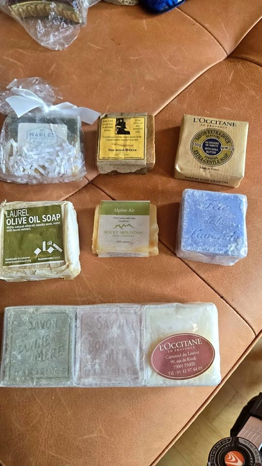 Natural L'Ocitaine and Greek Olive Soaps