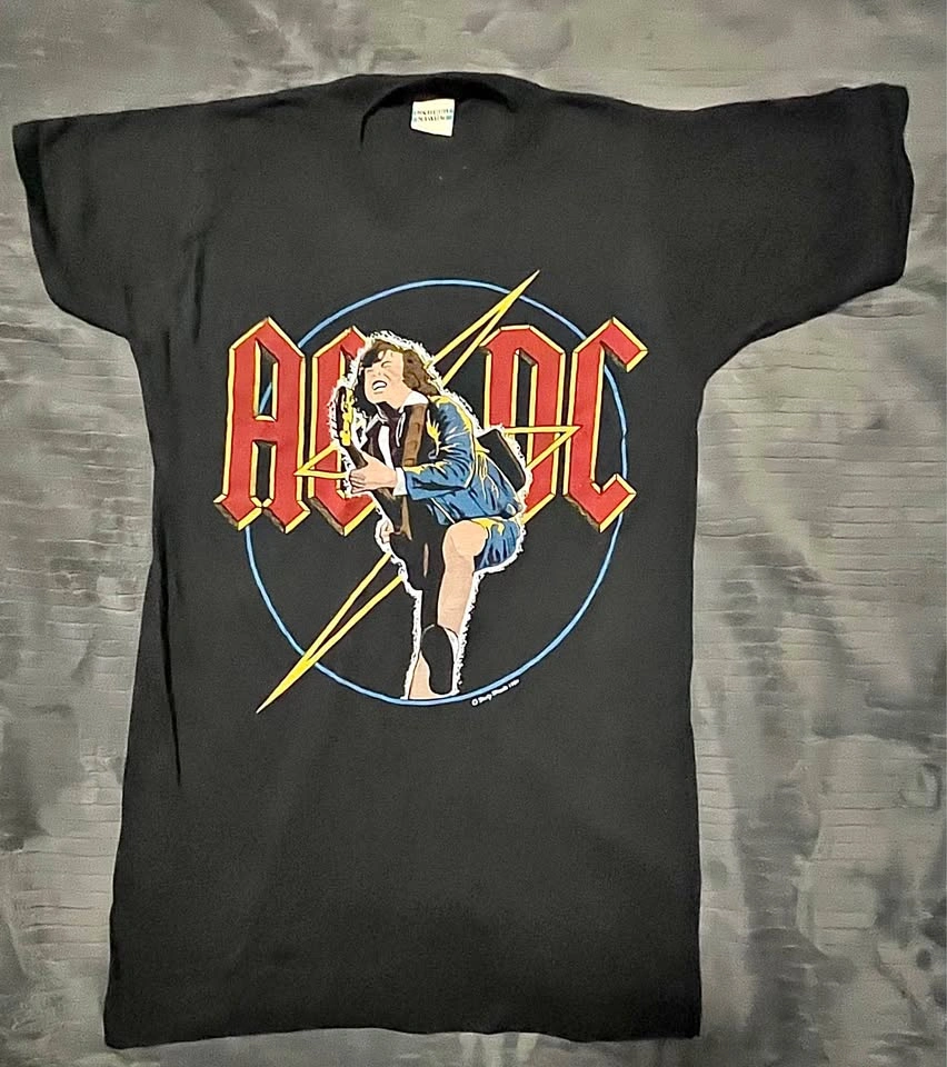 AC/DC Who Made Who 1986 World Tour Concert T-Shirt