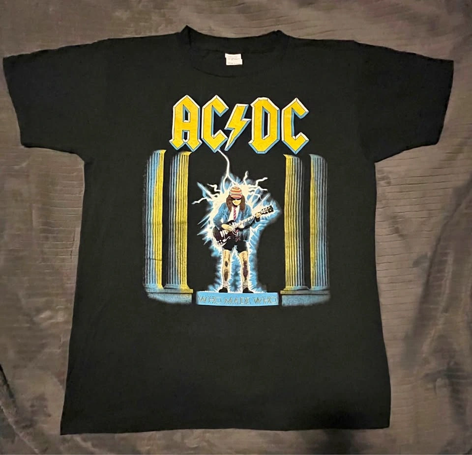 1986 AC/DC Who Made Who Angus Young T-Shirt