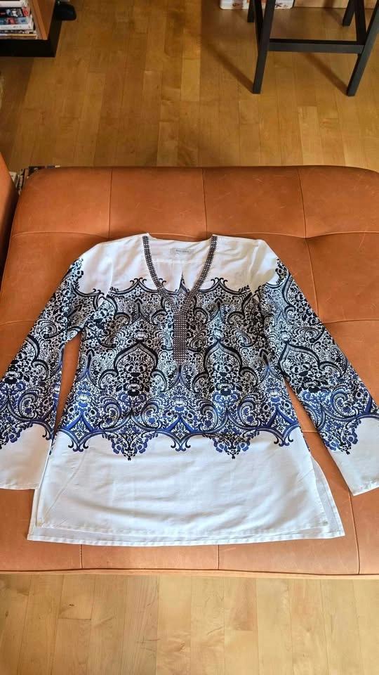 Vintage White House Black Market Tunic Top Medium - photo 3