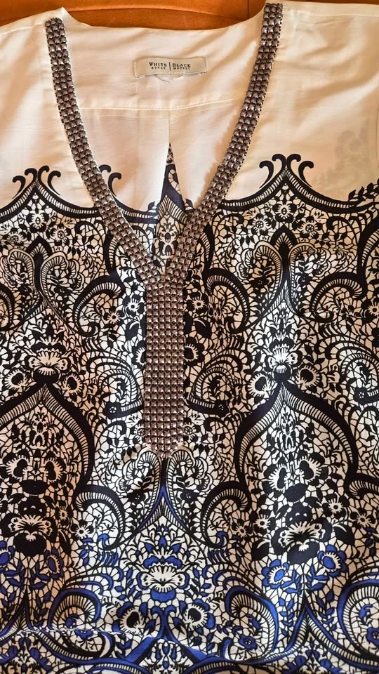 Vintage White House Black Market Tunic Top Medium - photo 4