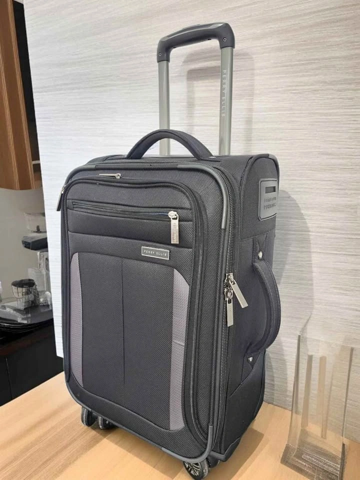 Perry Ellis Softside Spinner Carry-On Suitcase