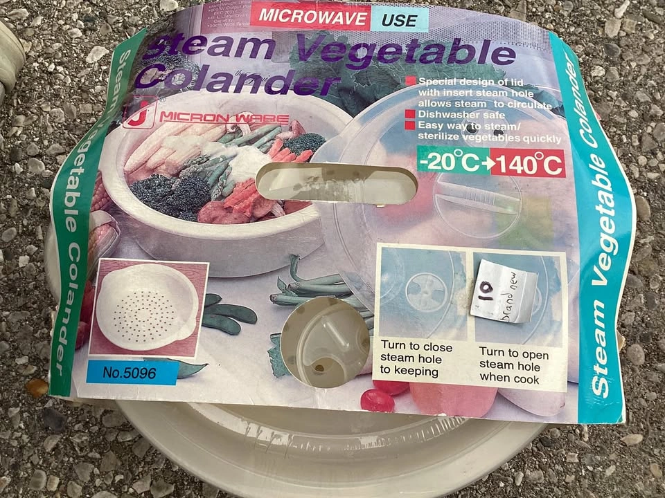 Steam vegetable colander