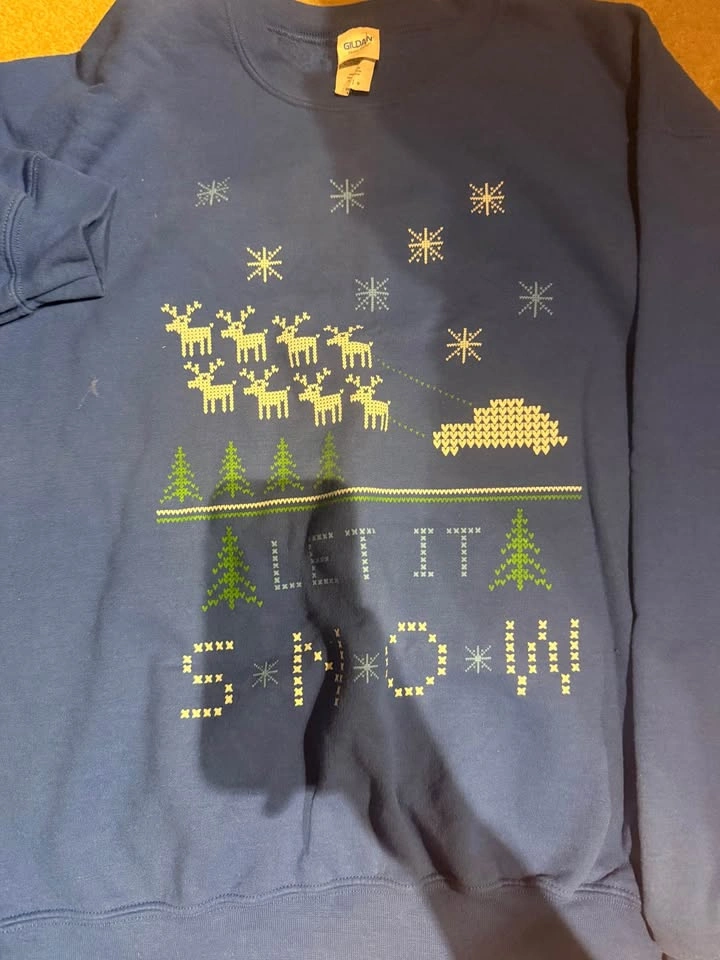 Gildan Let It Snow Christmas Sweatshirt - photo 2