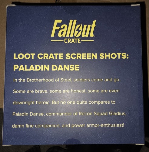 Fallout Paladin Danse Loot Crate Figure Screenshots Series NEW - photo 3