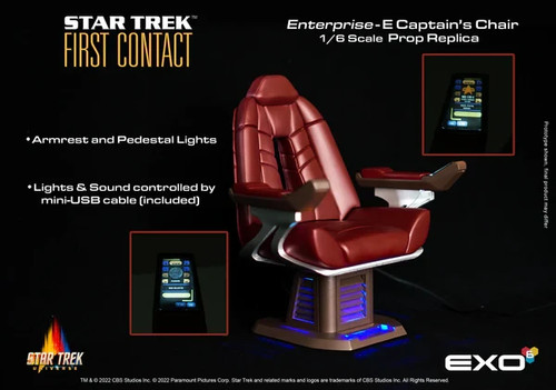 EXO-6 Star Trek First Contact Enterprise-E Captain’s Chair - photo 2