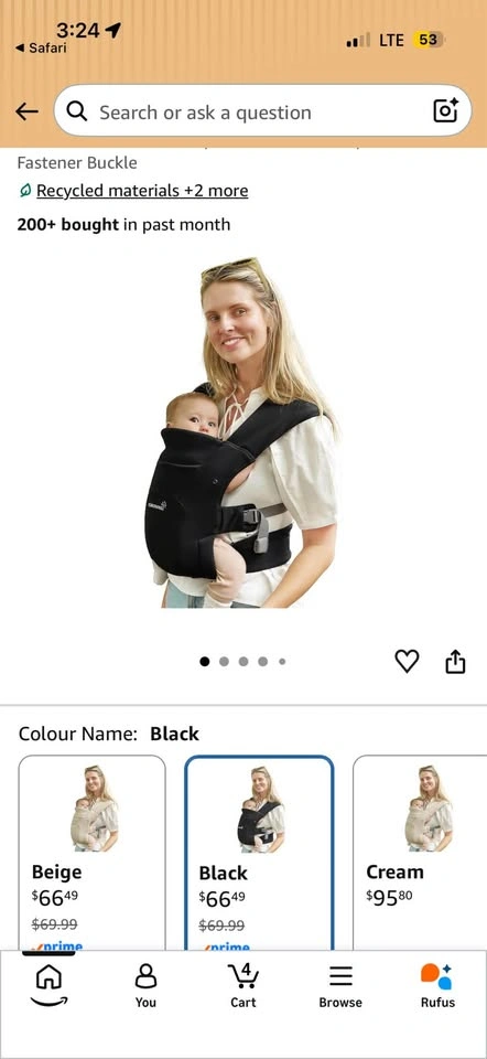 NEW GROWNSY Ergonomic Baby Carrier Newborn to Toddler - photo 2