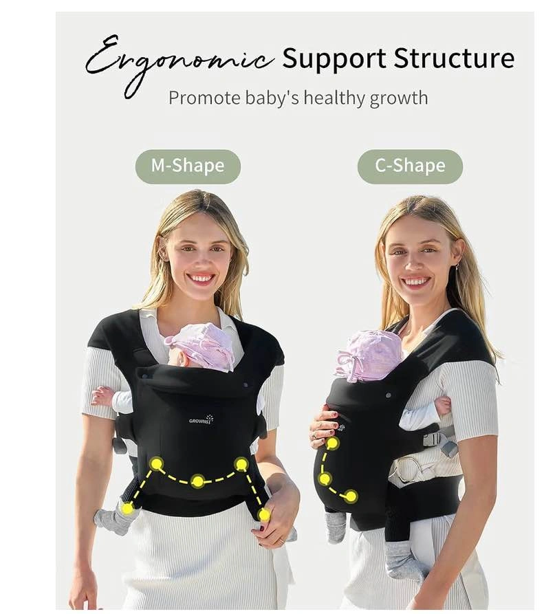 NEW GROWNSY Ergonomic Baby Carrier Newborn to Toddler - photo 3