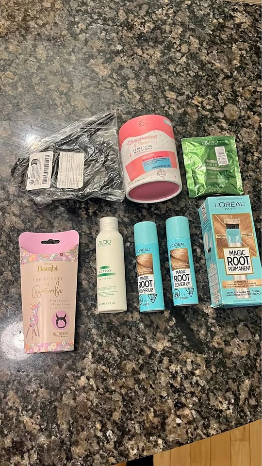 Beauty & Hair Products Bundle – Hair Colouring & Beauty Items