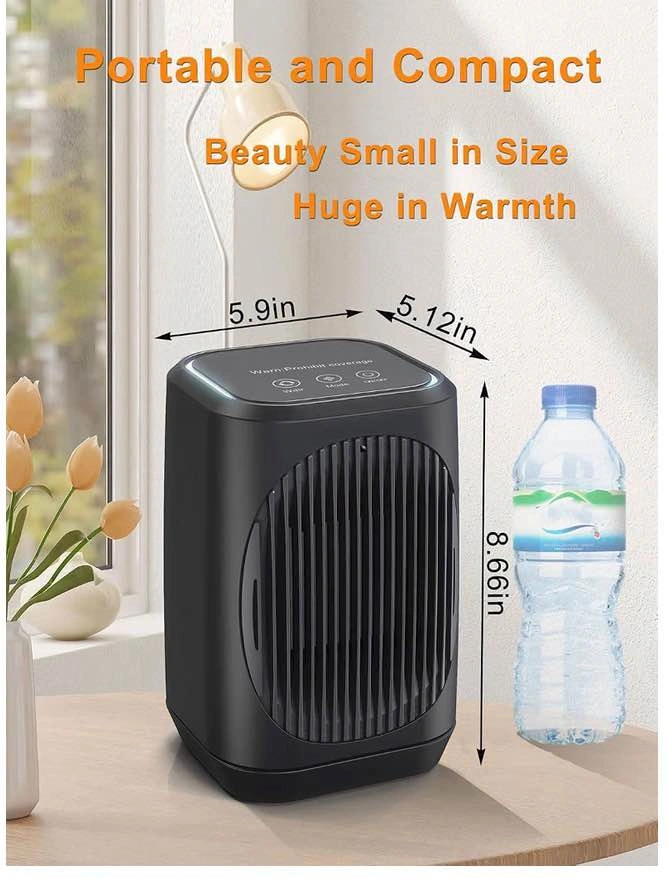 Electric Space Heater, 1500W Portable Heater - photo 2