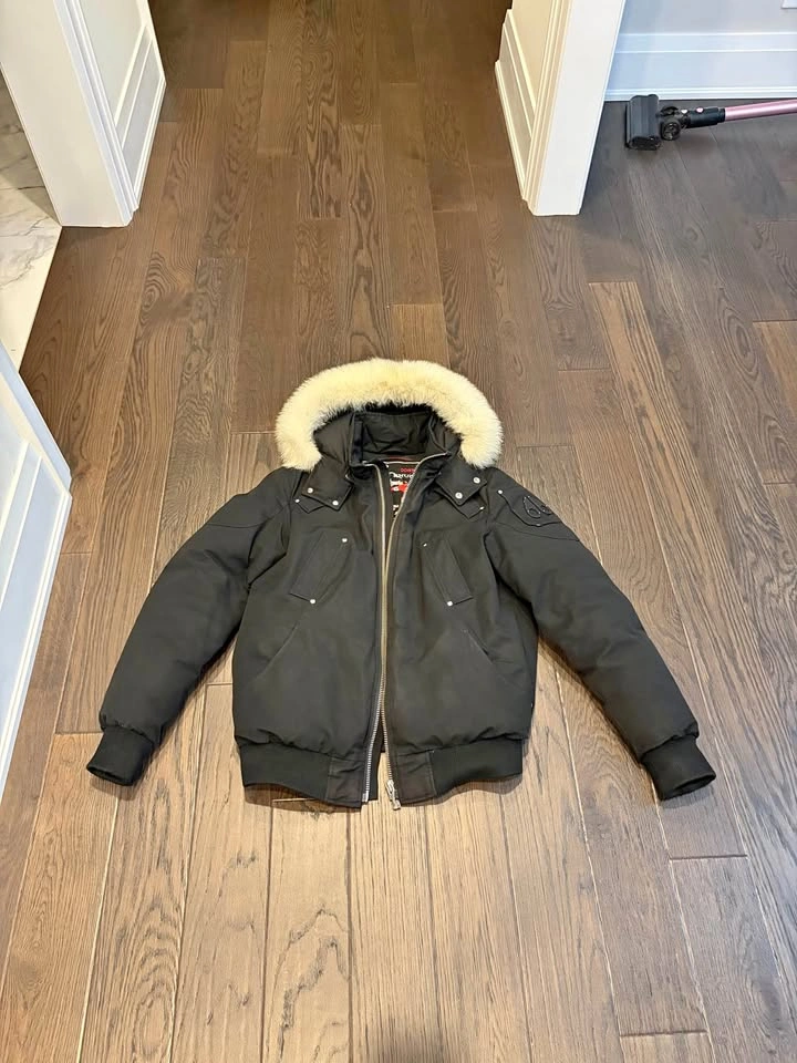 Moose Knuckles Ballistic Bomber Jacket men’s size Large