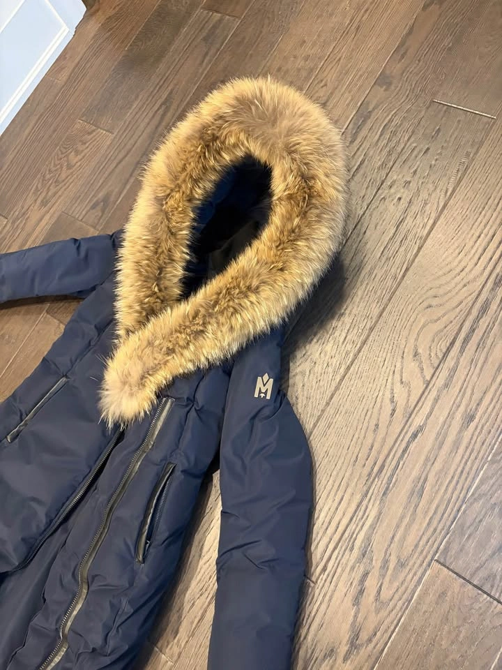 Mackage Kay Navy Down Coat - Size Small - photo 2